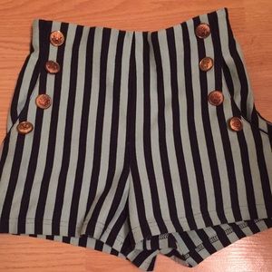 High waisted shorts